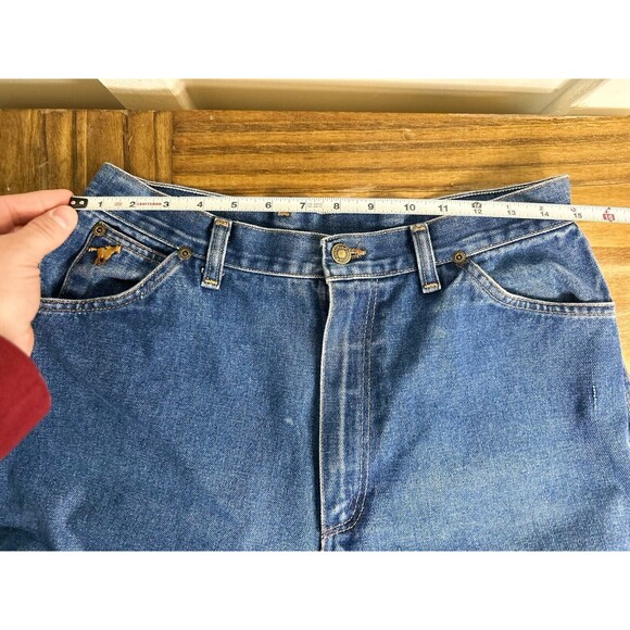 Vintage Wrangler Jeans High Waist Mom Jean Womens Misses sz 16 Reg Fit 80s 90s - Picture 8 of 11